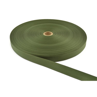 Ремень капроновый 2,5 см. (зелен.) 40м VK-1435 (1*20)